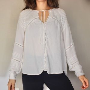 Amuse Society Balloon Sleeve Blouse